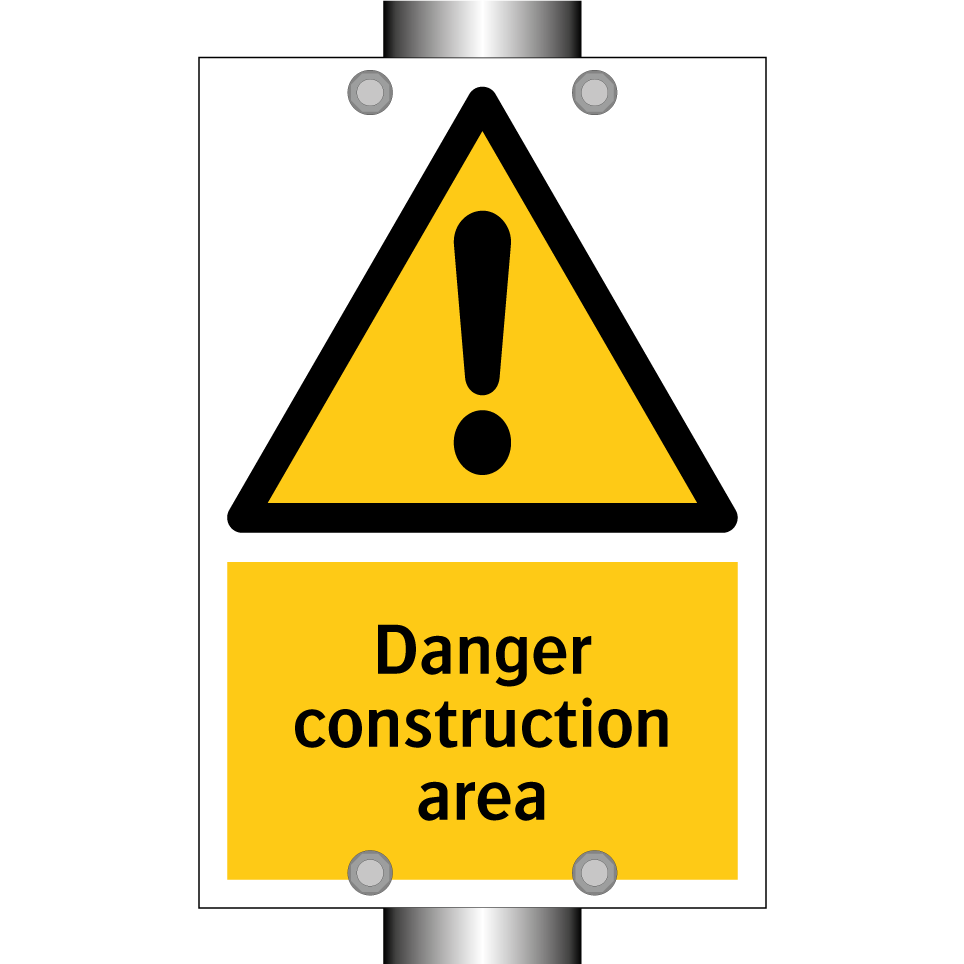 Danger construction area