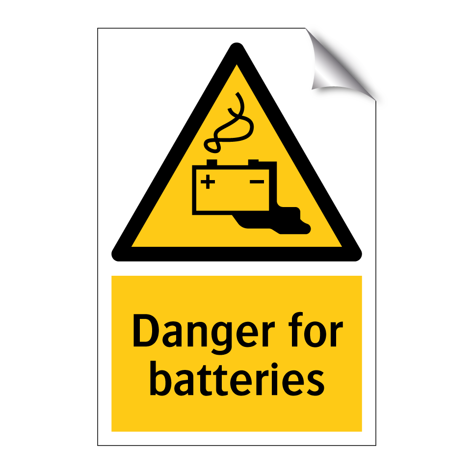 Danger for batteries
