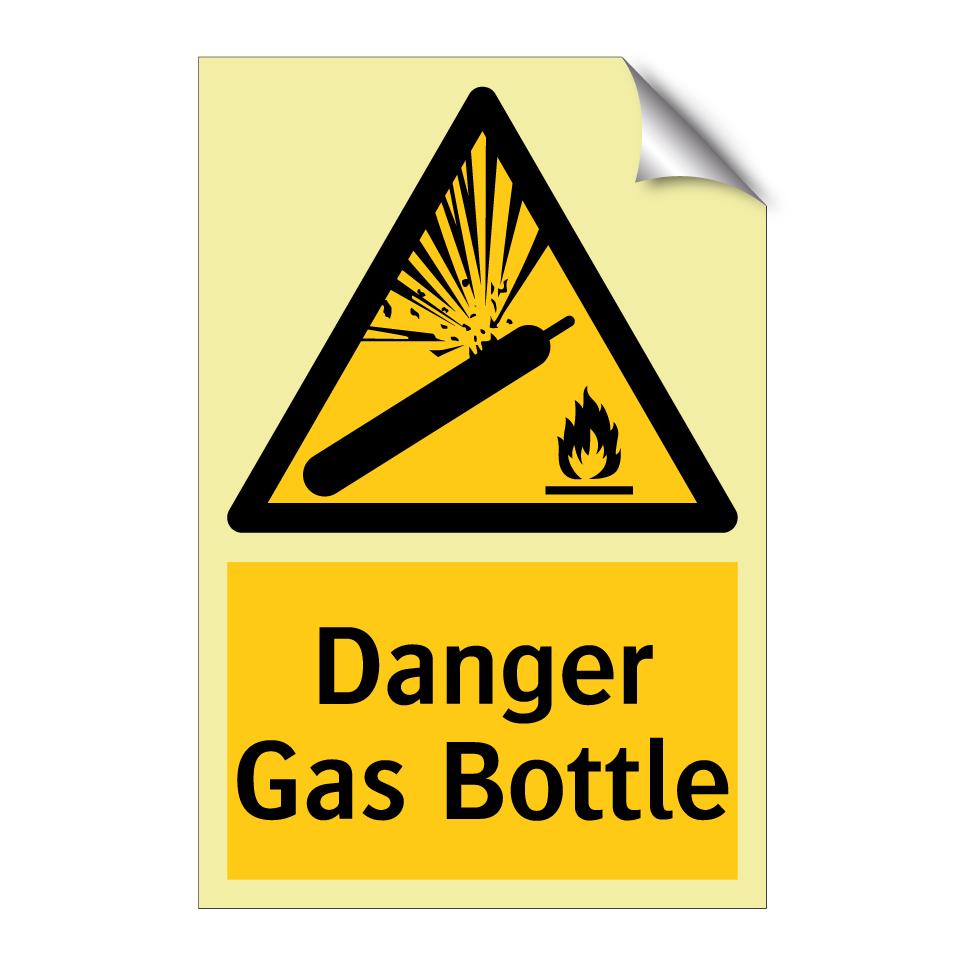 Danger Gas Bottle