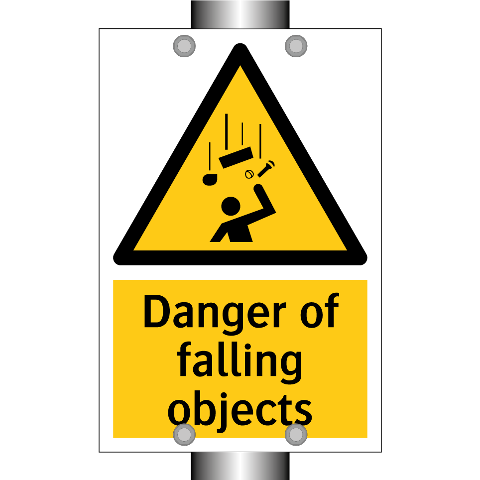 Danger of falling objects