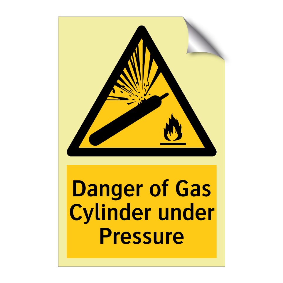 Danger of Gas Cylinder under Pressure