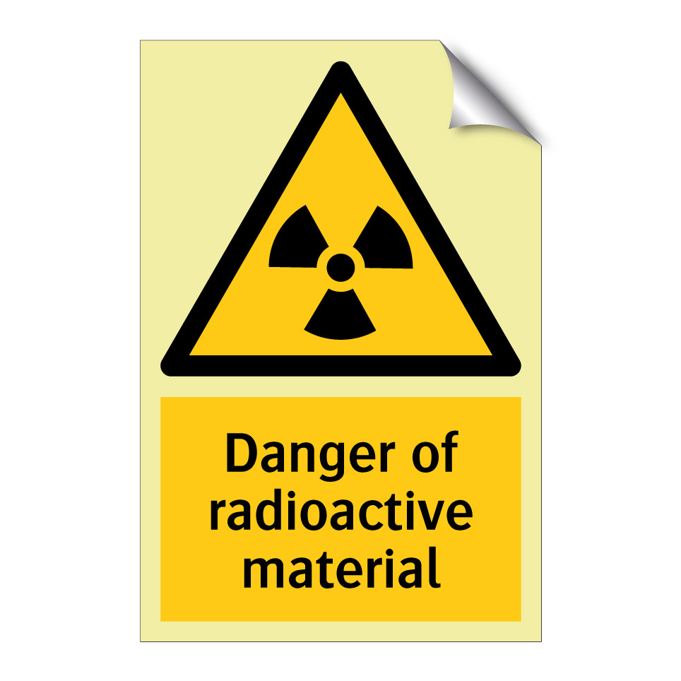 Danger of radioactive material