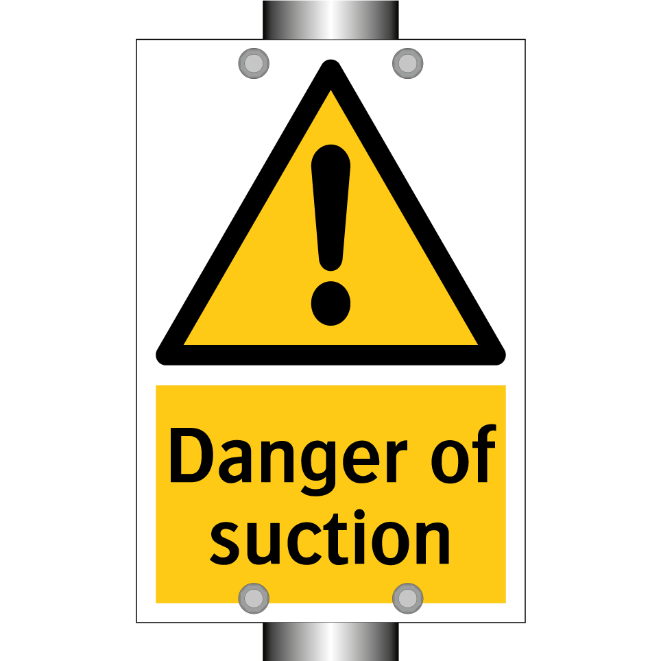 Danger of suction