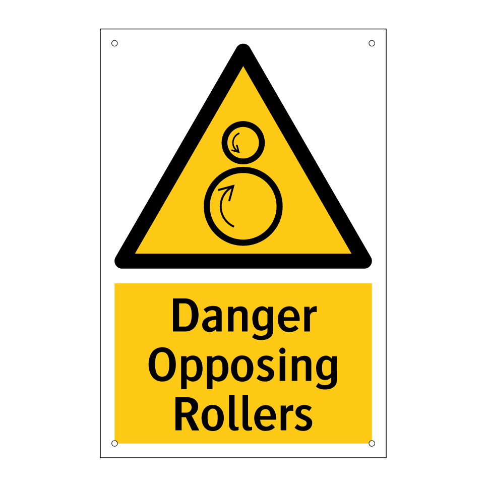 Danger Opposing Rollers