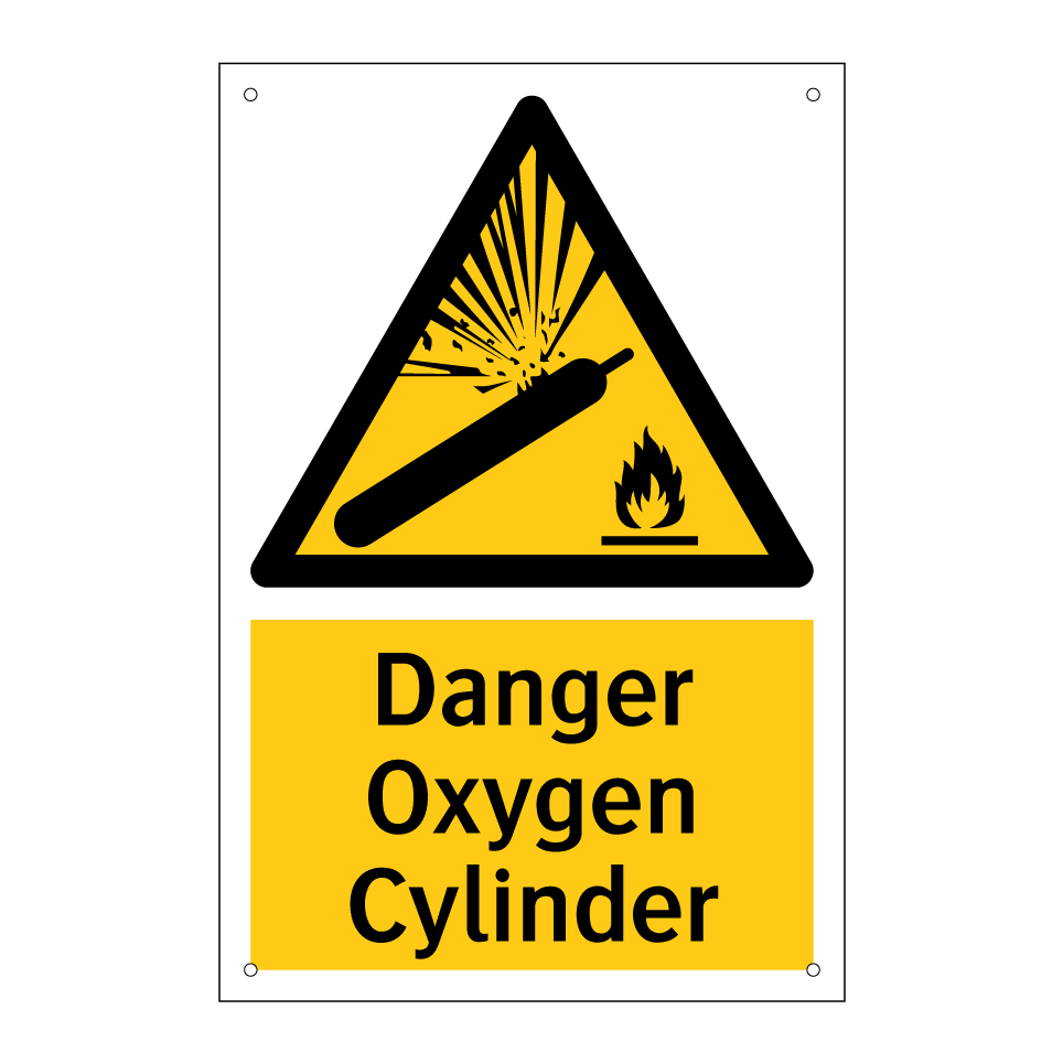 Danger Oxygen Cylinder