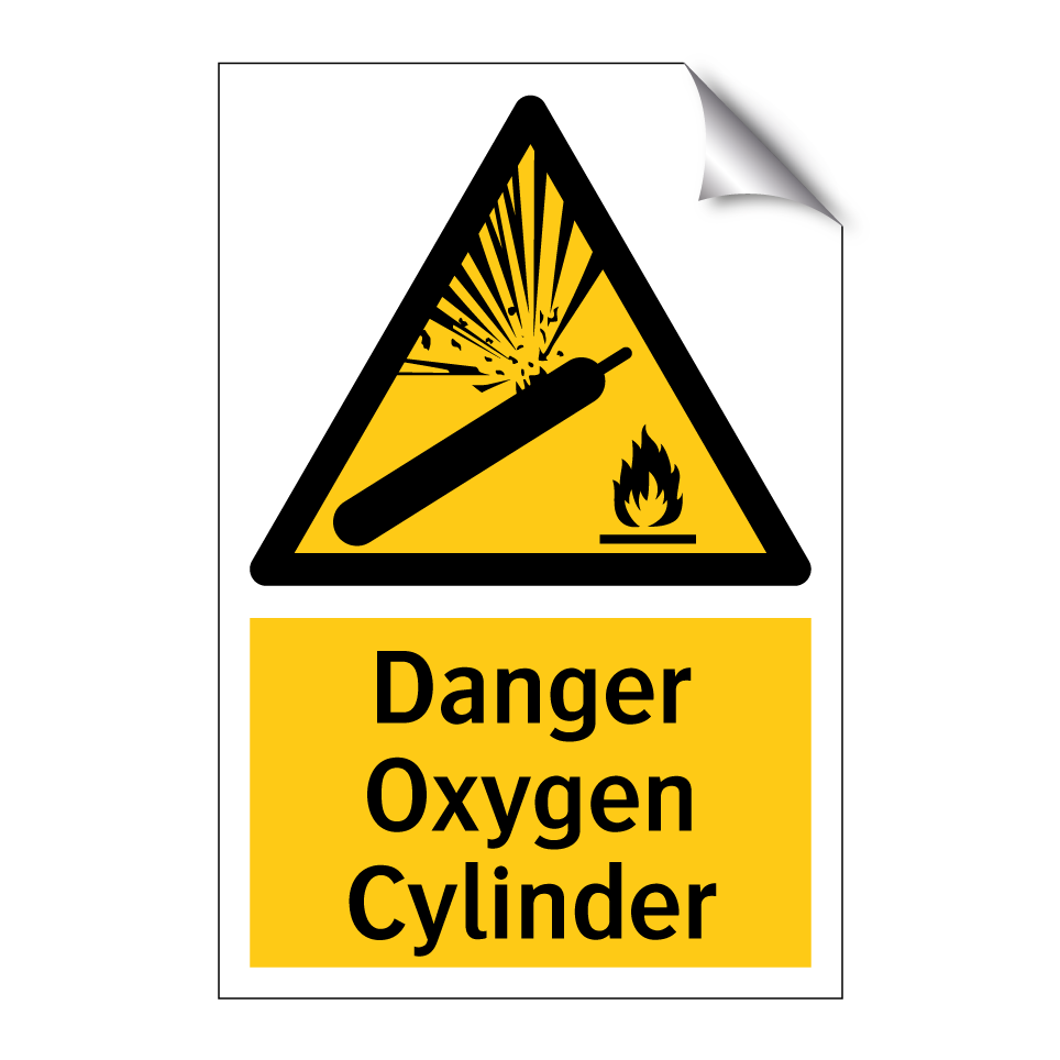 Danger Oxygen Cylinder