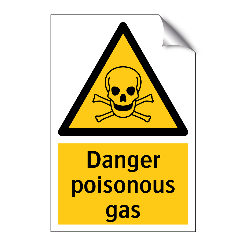 Danger poisonous gas