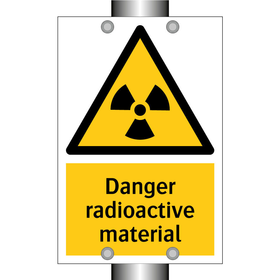 Danger radioactive material