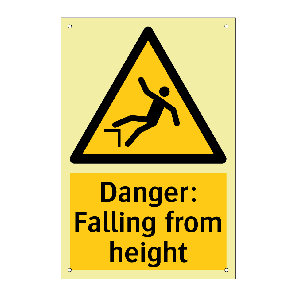 Danger: Falling from height