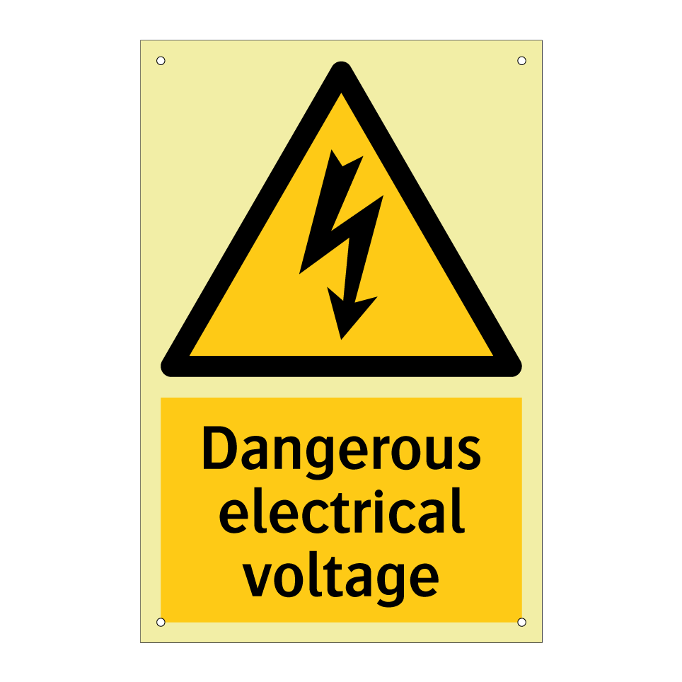 Dangerous electrical voltage