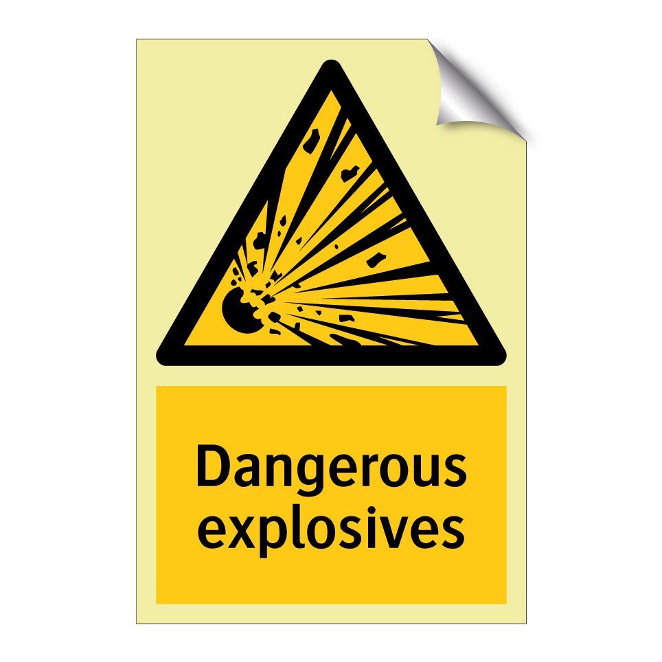 Dangerous explosives