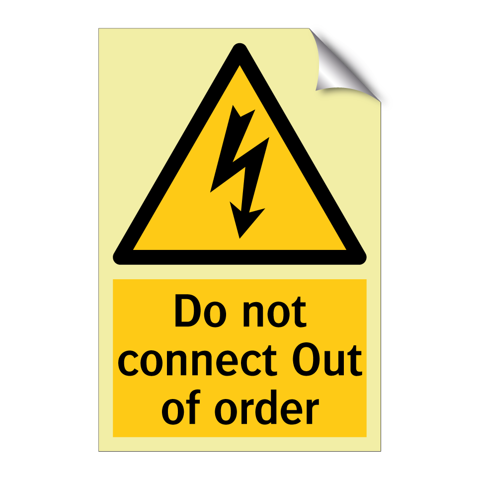 Do not connect Out of order