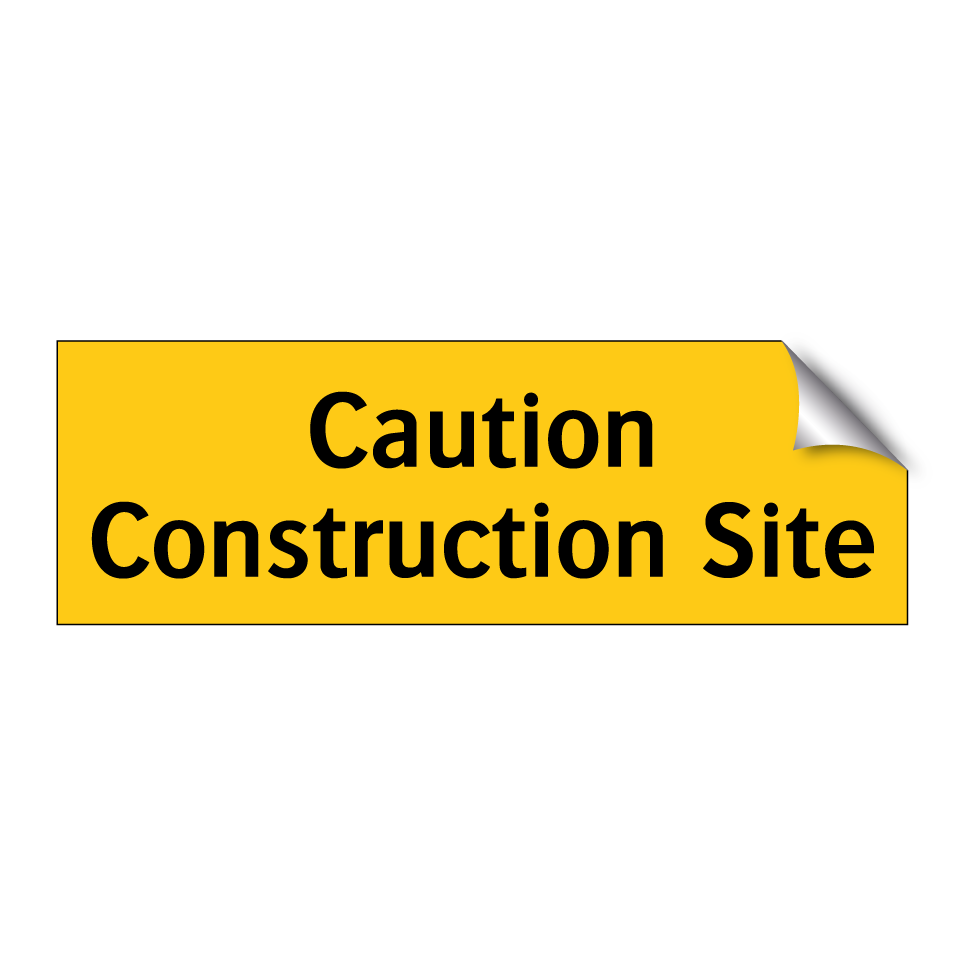 Caution Construction Site