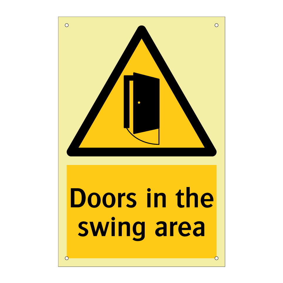 Doors in the swing area