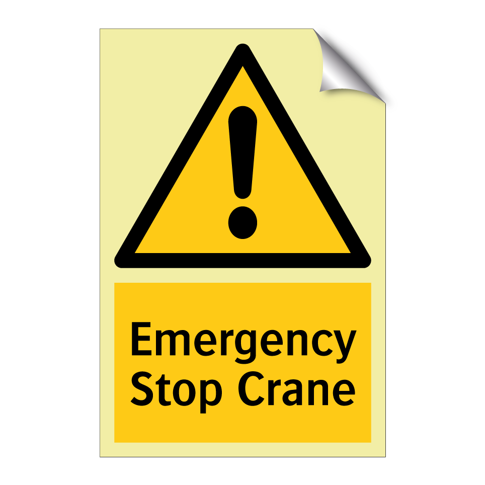 Emergency Stop Crane