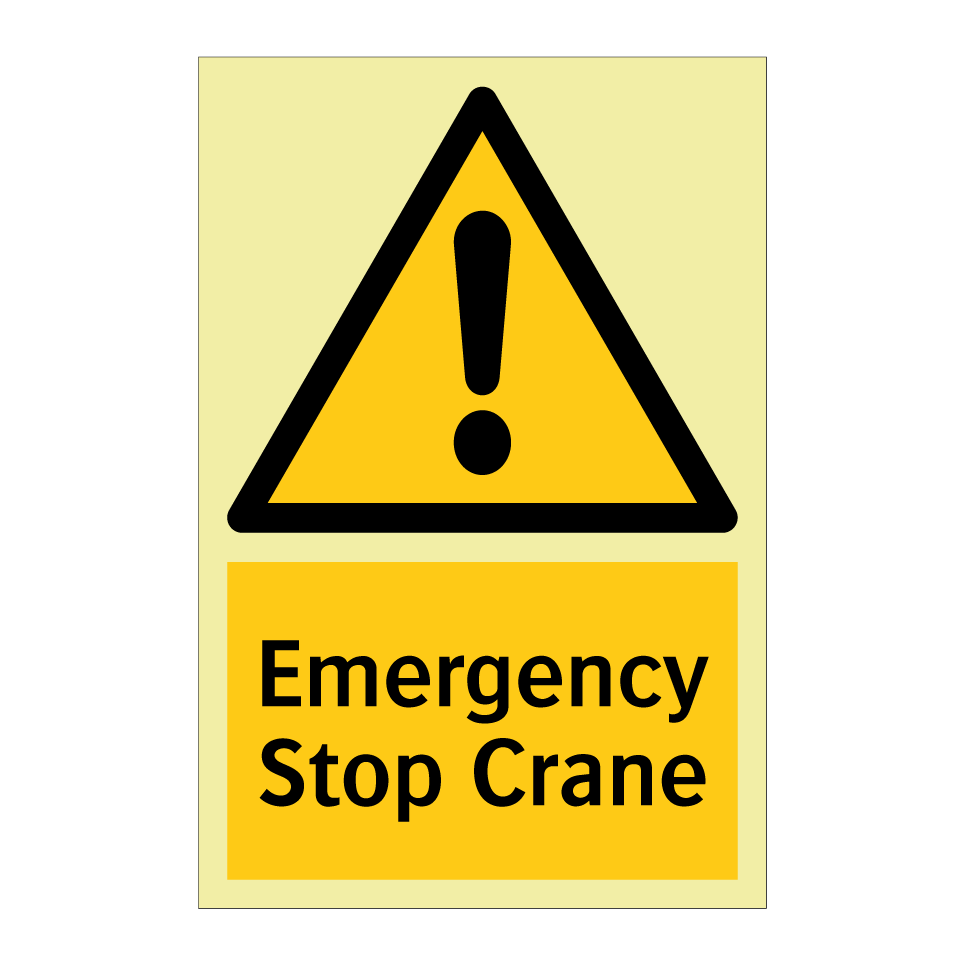 Emergency Stop Crane