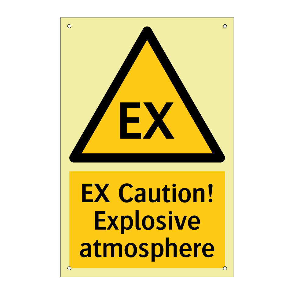 EX Caution! Explosive atmosphere