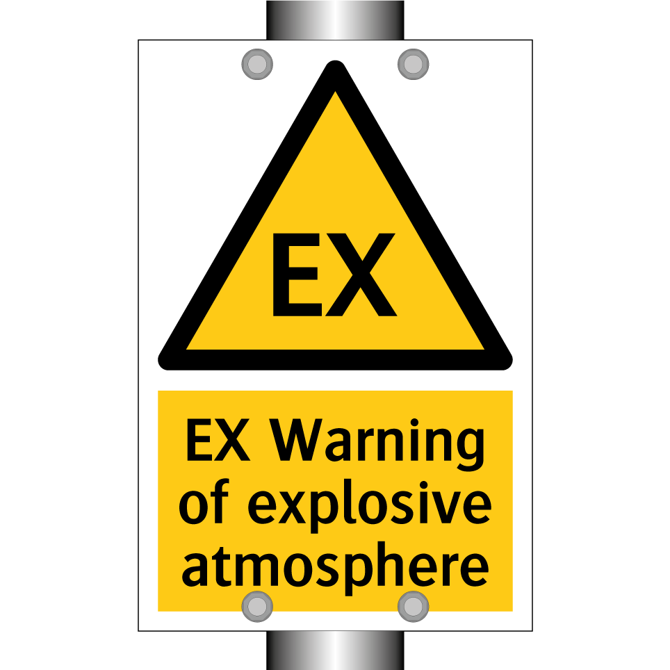 EX Warning of explosive atmosphere