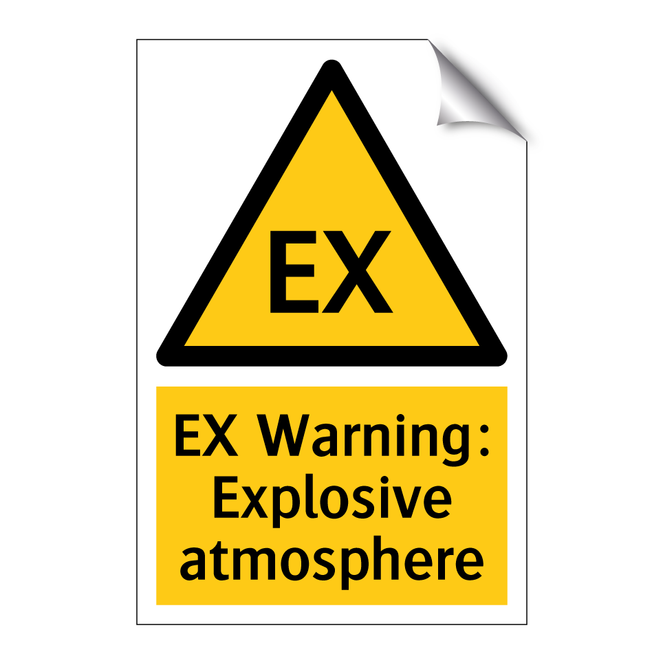 EX Warning: Explosive atmosphere