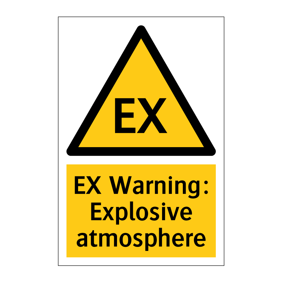 EX Warning: Explosive atmosphere