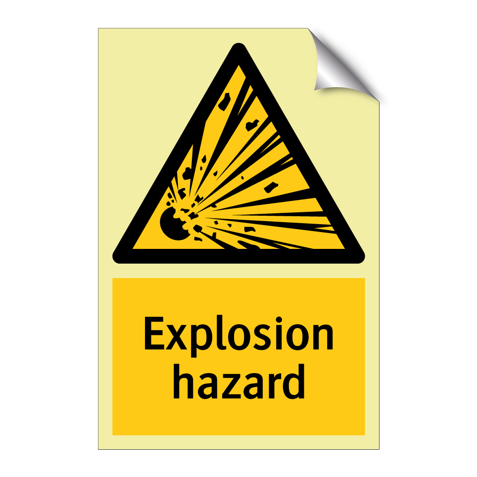Explosion hazard