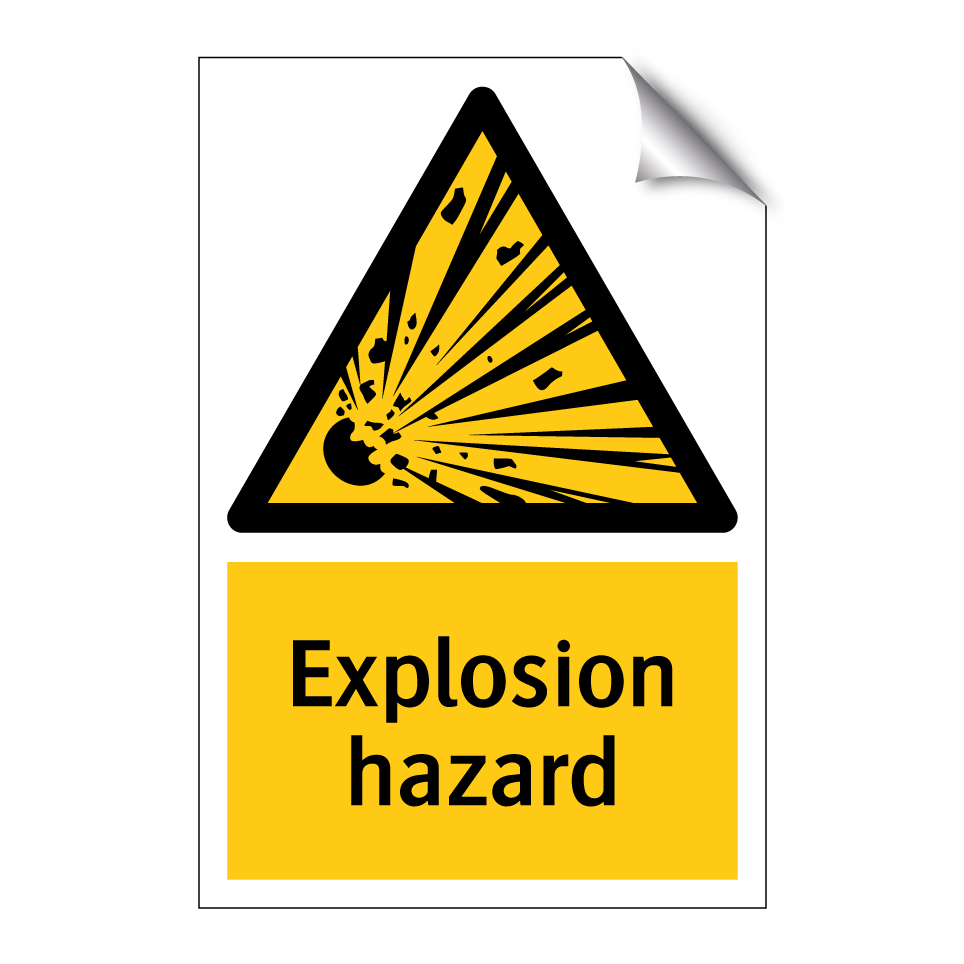 Explosion hazard