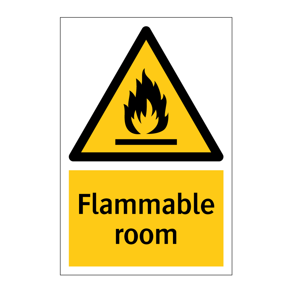 Flammable room