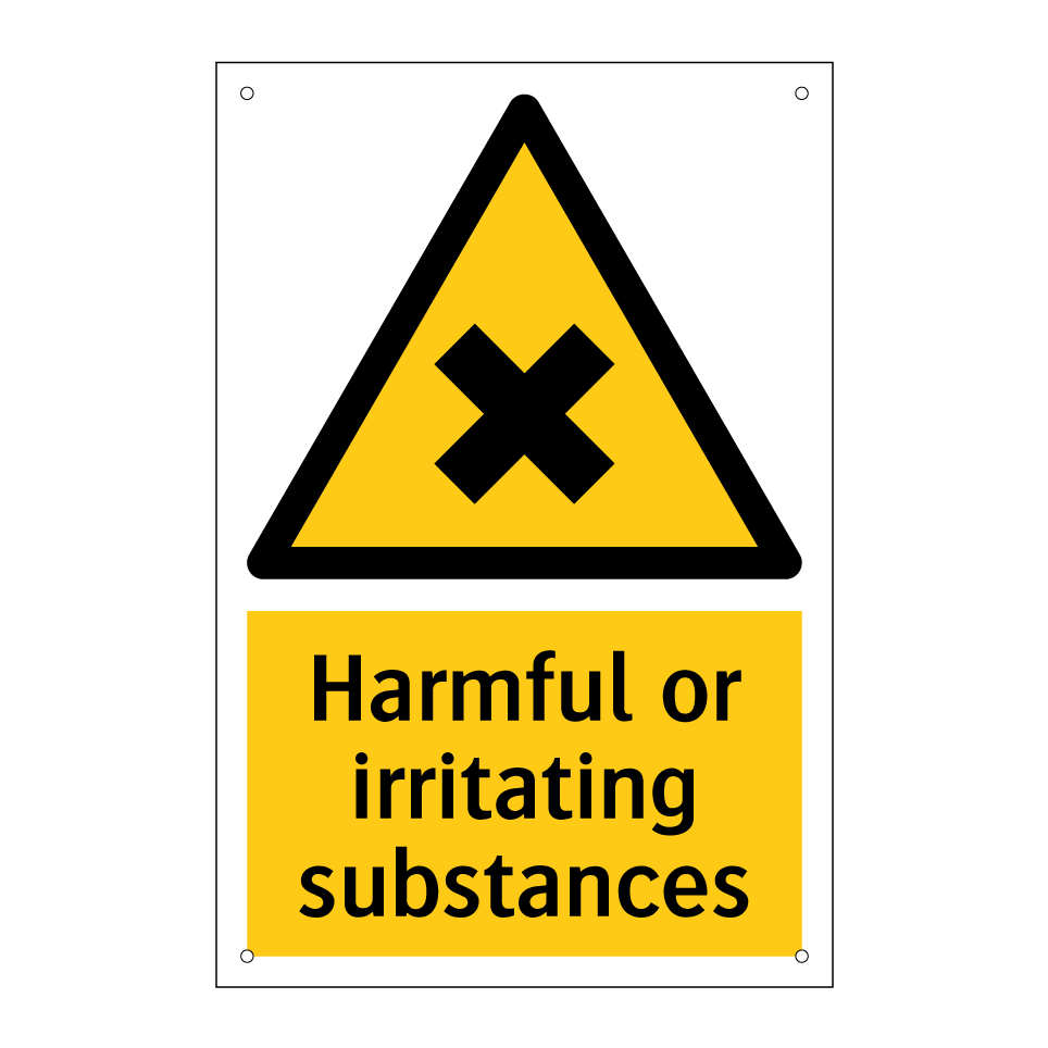 Harmful or irritating substances