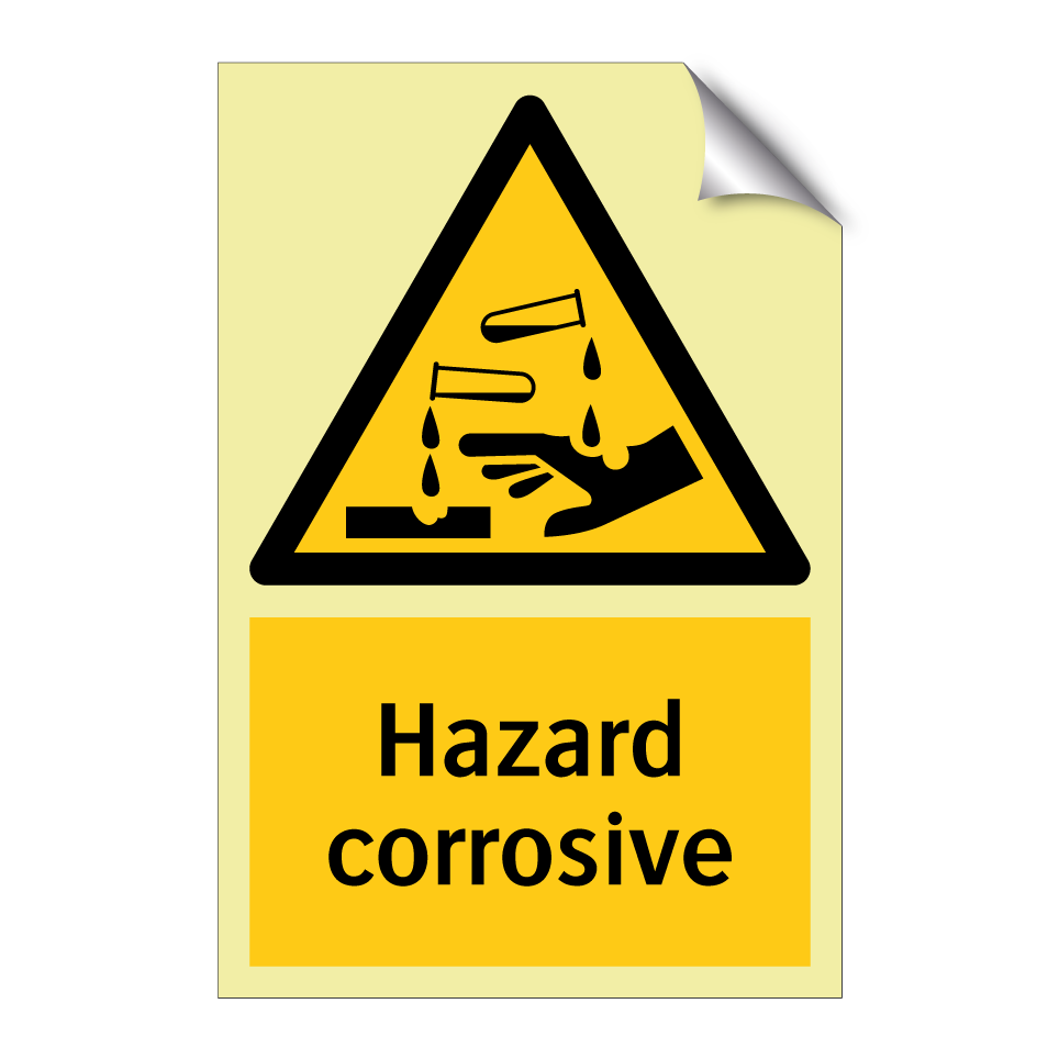 Hazard corrosive