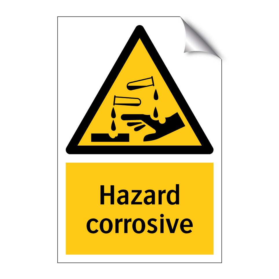 Hazard corrosive
