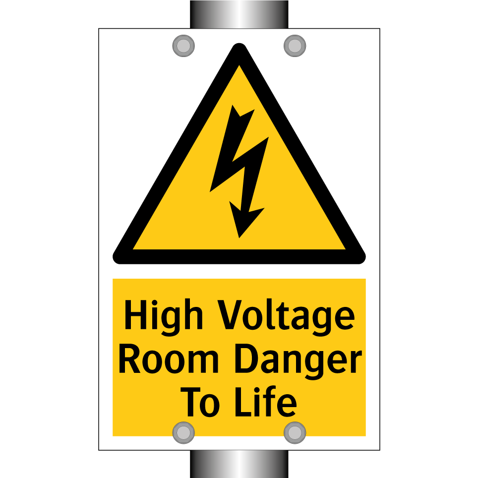 High Voltage Room Danger To Life