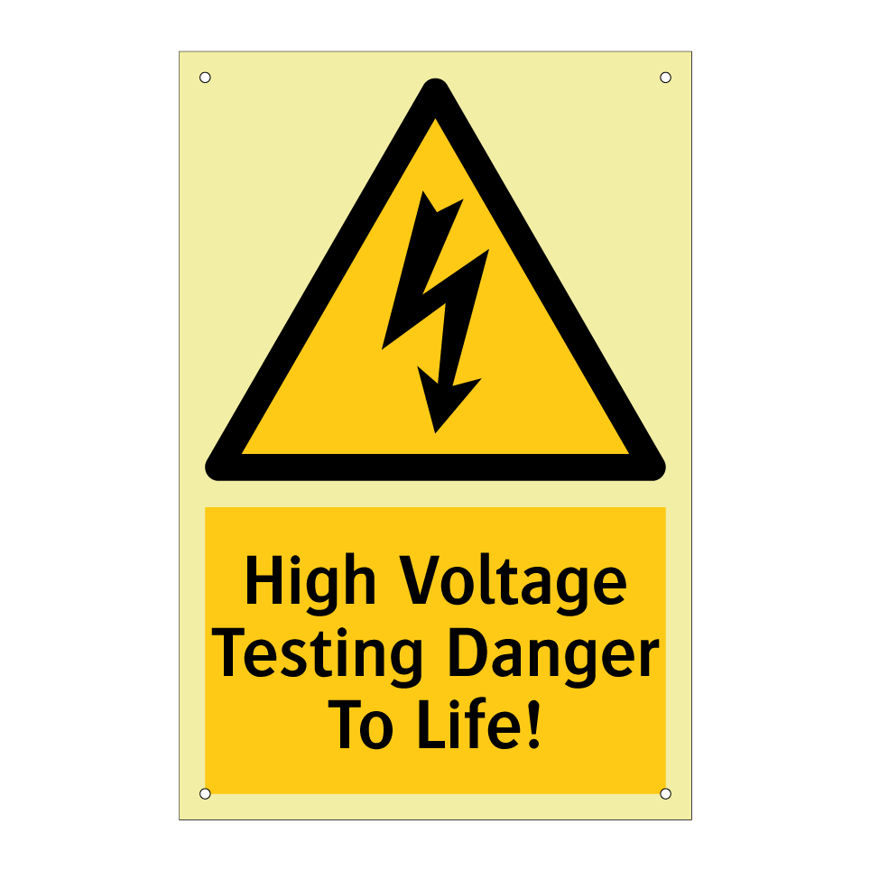 High Voltage Testing Danger To Life!