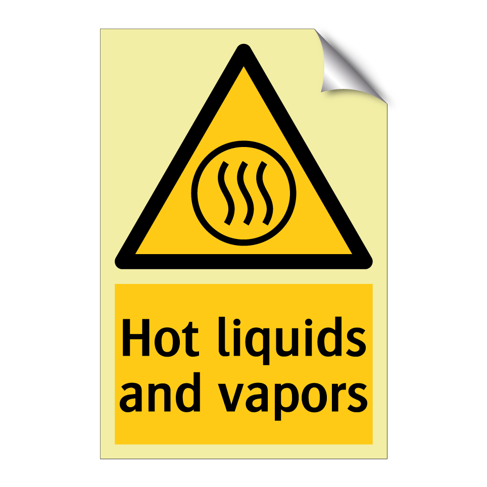 Hot liquids and vapors