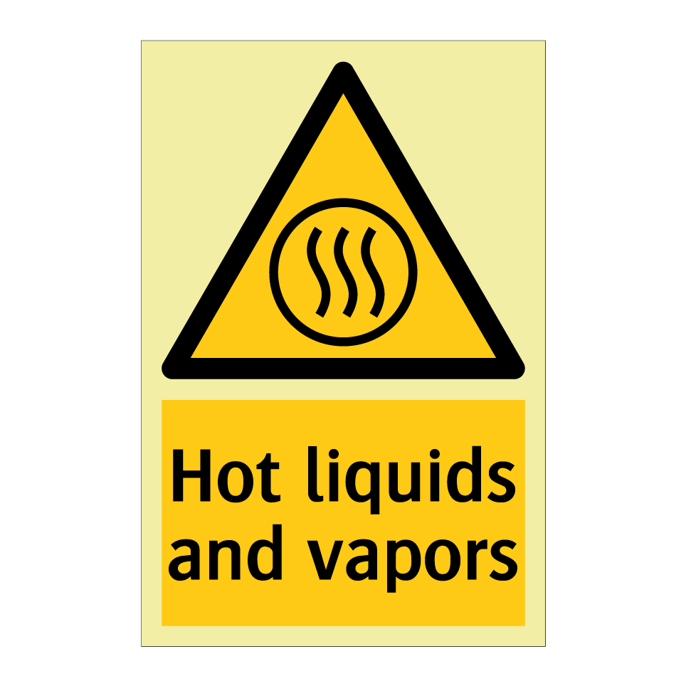 Hot liquids and vapors