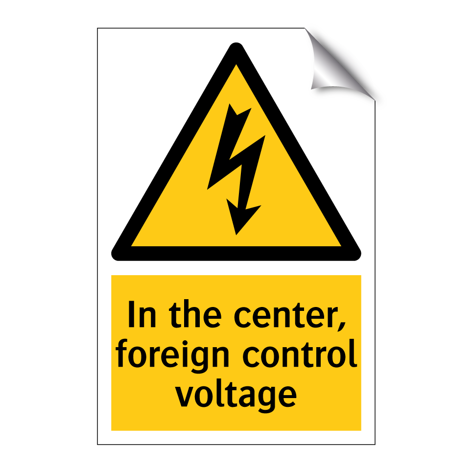 In the center, foreign control voltage