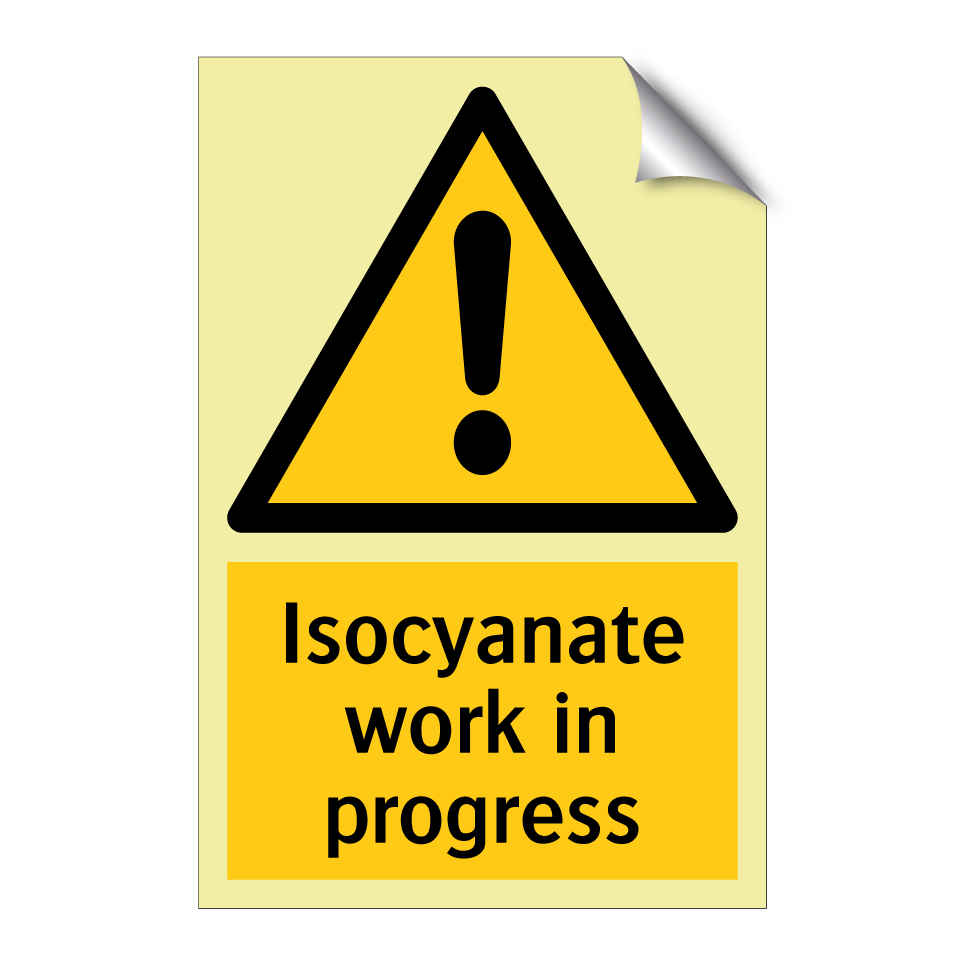 Isocyanate work in progress