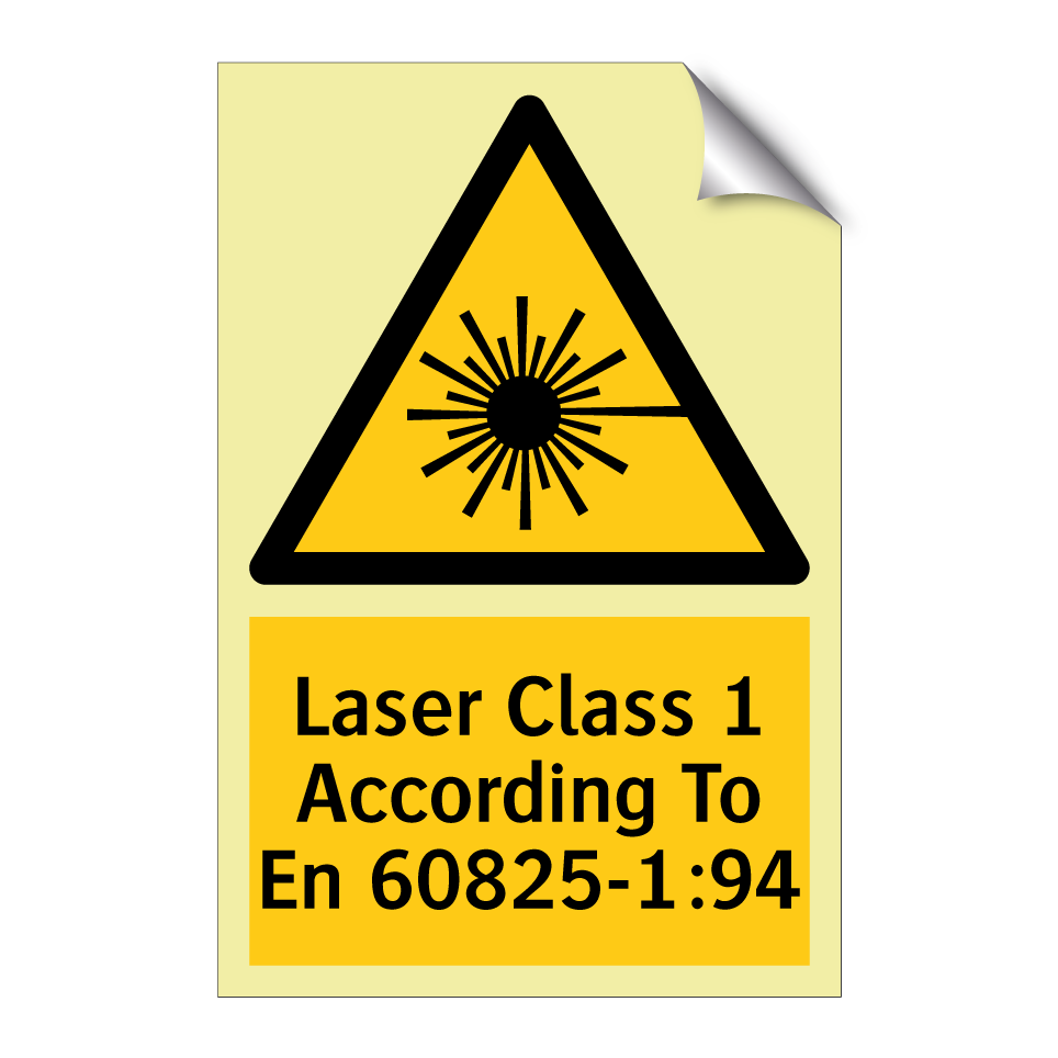 Laser Class 1 According To En 60825-1:94