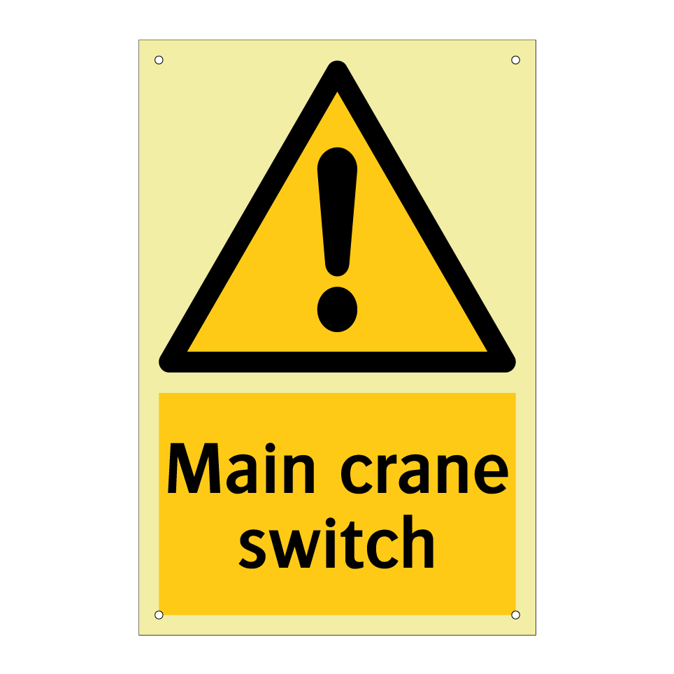 Main crane switch