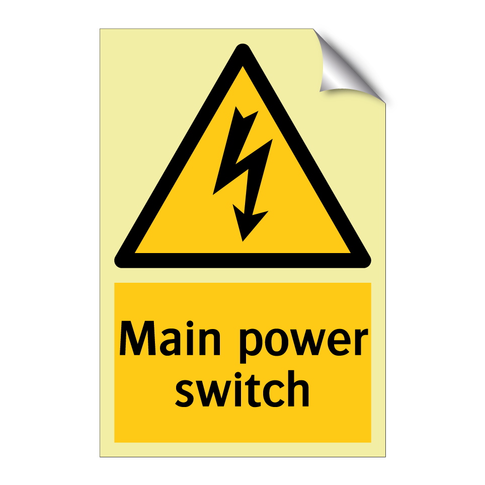 Main power switch