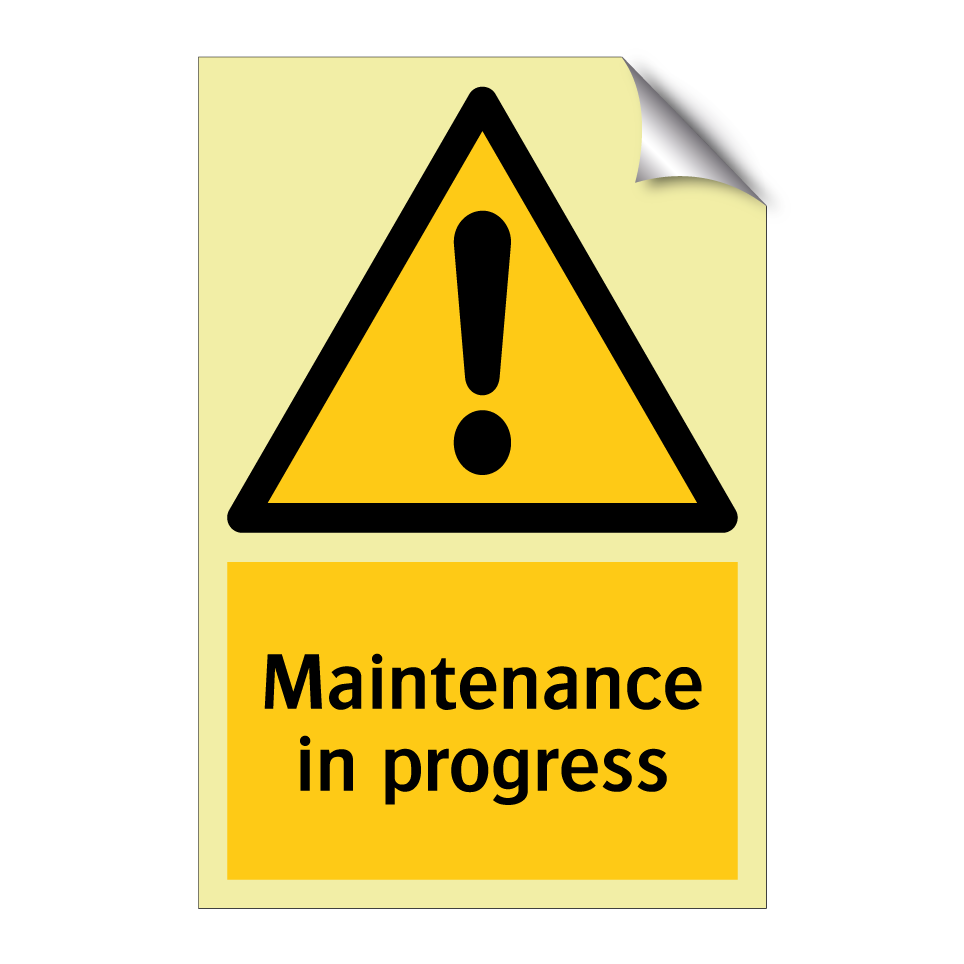 Maintenance in progress