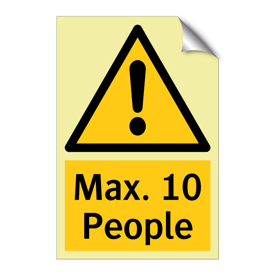 Max. 10 People