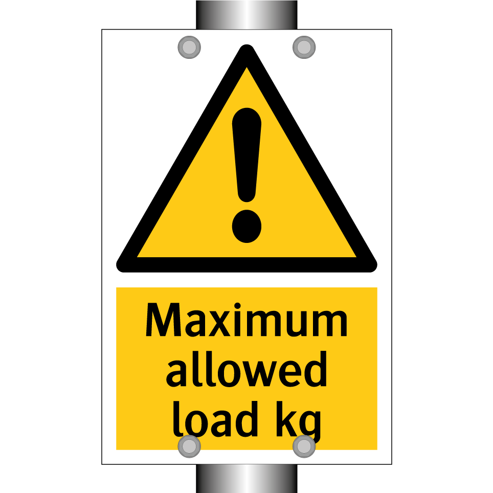 Maximum allowed load kg