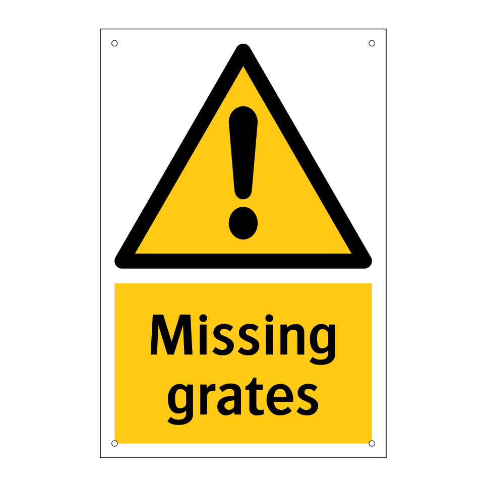 Missing grates