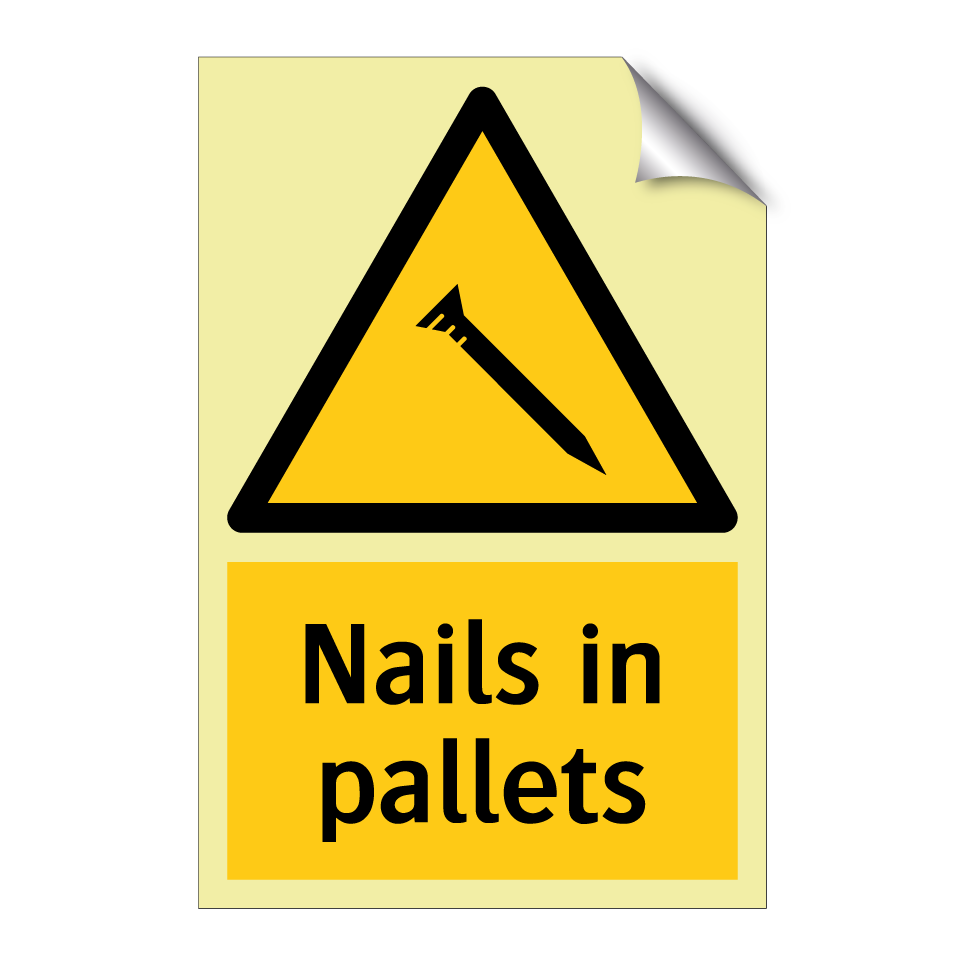 Nails in pallets