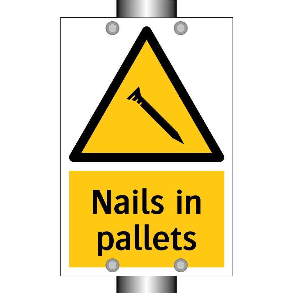 Nails in pallets