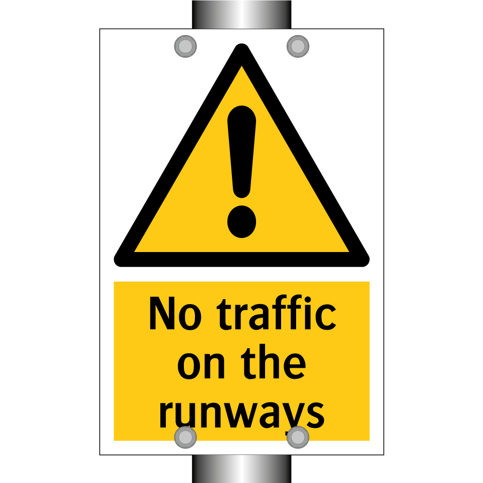 No traffic on the runways