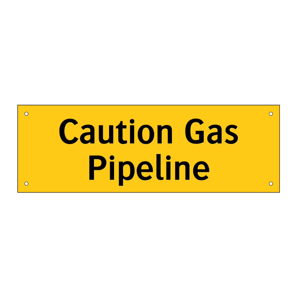 Caution Gas Pipeline