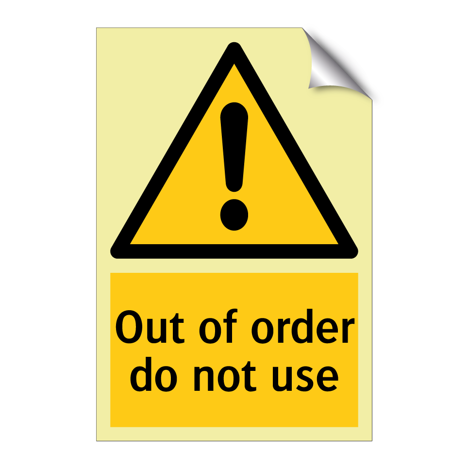Out of order do not use