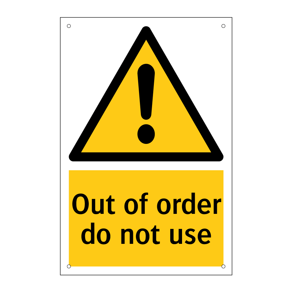 Out of order do not use