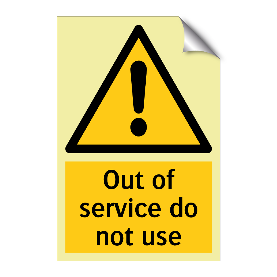 Out of service do not use